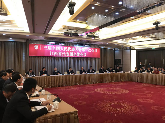 江西團(tuán)開放日  創(chuàng)新引領(lǐng)高質(zhì)量發(fā)展，堅(jiān)決打贏脫貧攻堅(jiān)戰(zhàn)