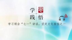 學(xué)習(xí)領(lǐng)會“七一”講話，堅(jiān)定文化自信之：文化自信是總源頭