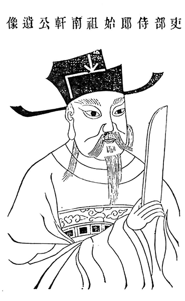張栻像，張栻是南宋理學(xué)家，執(zhí)掌岳麓書院教務(wù)七年，將其變成理學(xué)基地。