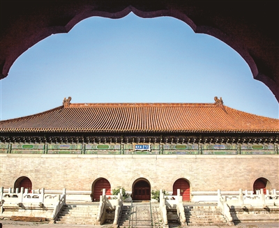 皇史宬，是中國明清兩代的皇家檔案館。明朝嘉靖年間，抄寫好的《永樂大典》就在此收藏。（資料圖片）