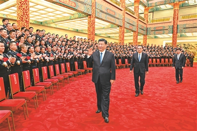 習(xí)近平會(huì)見全國(guó)公安系統(tǒng)英雄 模范立功集體表彰大會(huì)代表
